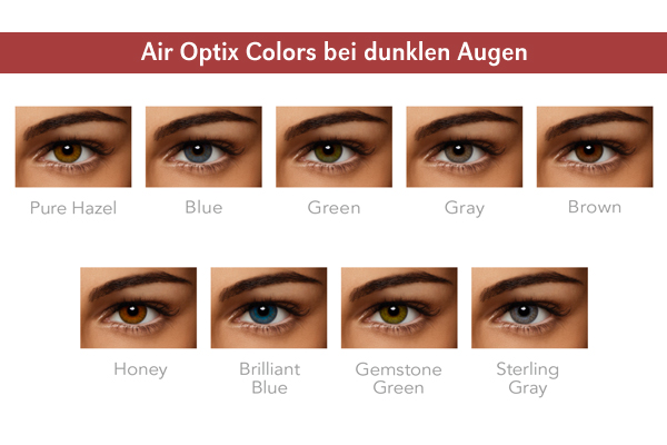 Air Optix Colors - dunkle Augen