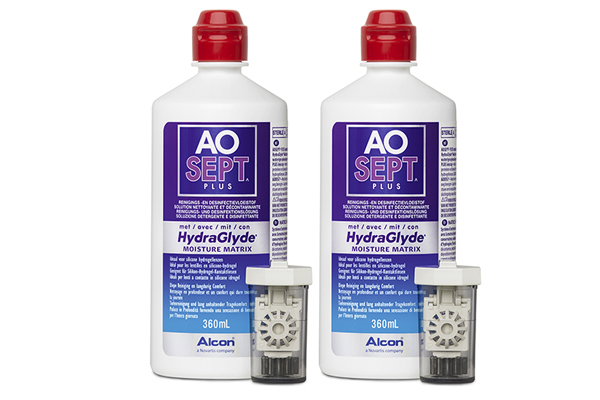 Aosept Plus HydraGlyde Doppelpack 2x360ml Aosept Plus HydraGlyde Doppelpack 2x360ml
