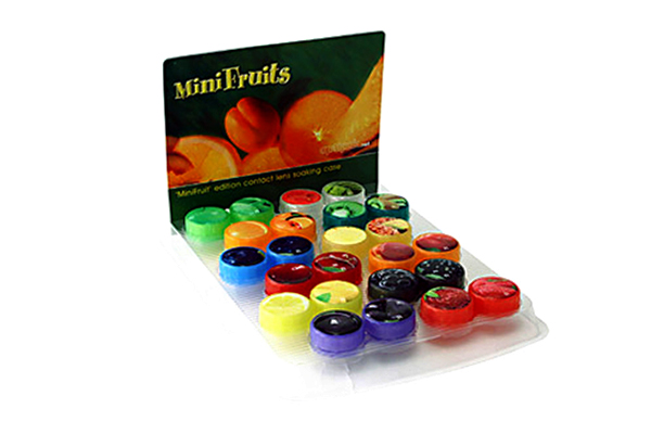 Kontaktlinsenbehlter Mini Fruit flach