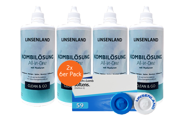 SofLens 59 & Linsenland Kombilsung mit Hyaluronat