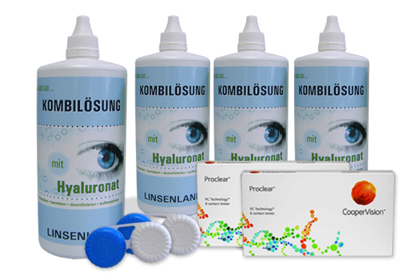 Proclear Compatibles & Linsenland Kombilösung mit Hyaluronat