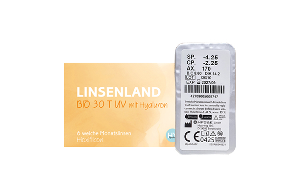 Linsenland Bio Toric UV (Einzellinse)