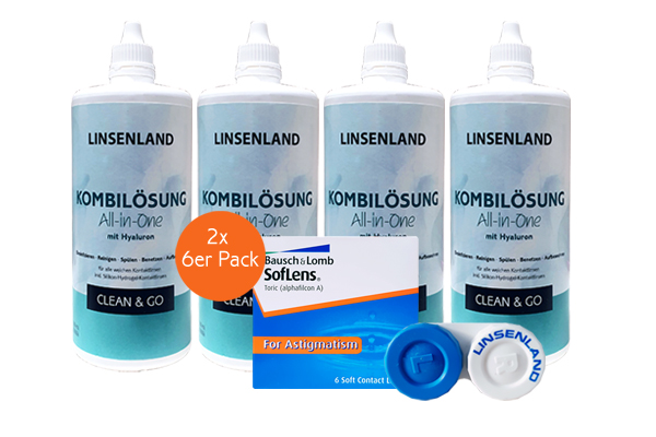 SofLens for Astigmatism & Linsenland Kombilsung mit Hyaluronat