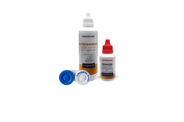 Linsenland RGP Reiniger plus RGP Aufbewahrung