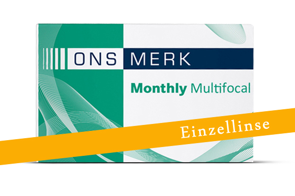 Ons Merk Monthly Multifocal Einzellinse