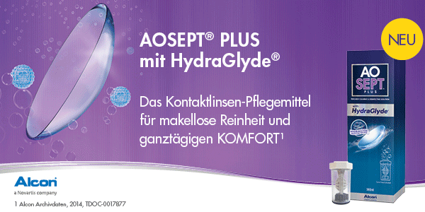 Aosept Plus mit Hydraglyde von Alcon jetzt bei Linsenland bestellen