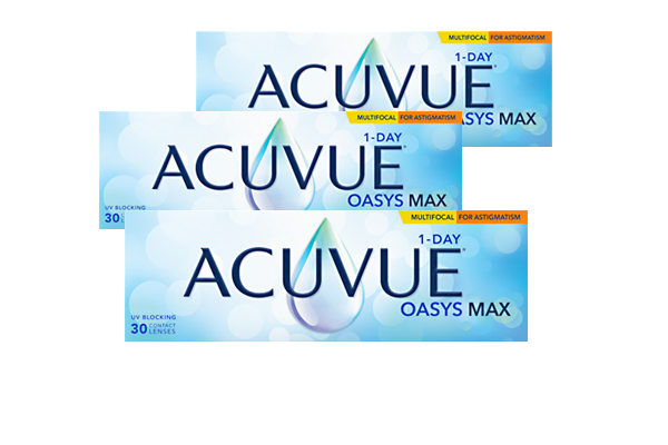 Acuvue Oasys Max 1-Day Multifocal Astigmatism 3x30er