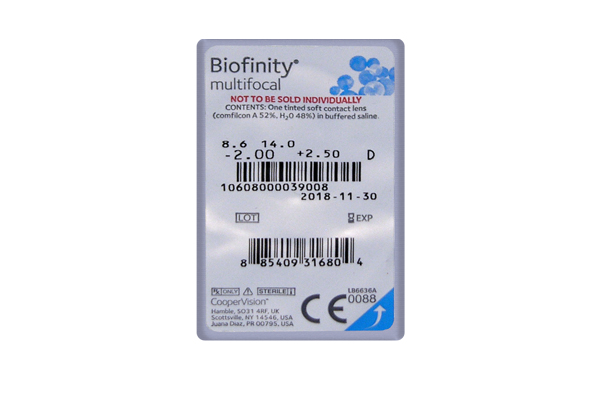 Biofinity Multifocal - Einzellinse