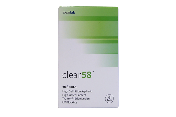 Clear 58 Kontaktlinse neu