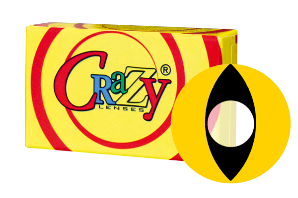 Crazy Lenses Cat Eye - Yellow Cat