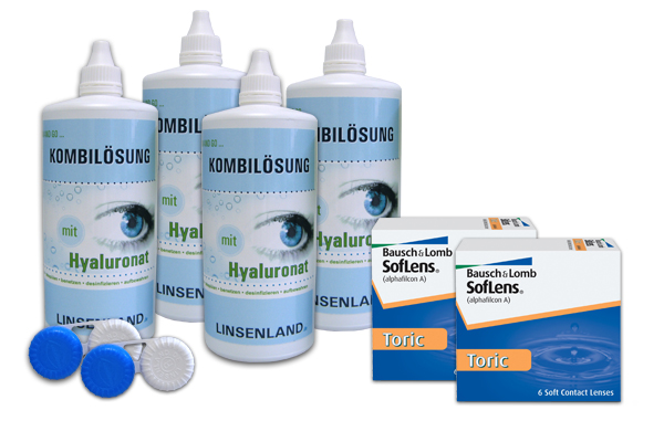 SofLens for Astigmatism & Linsenland Kombilsung mit Hyaluronat
