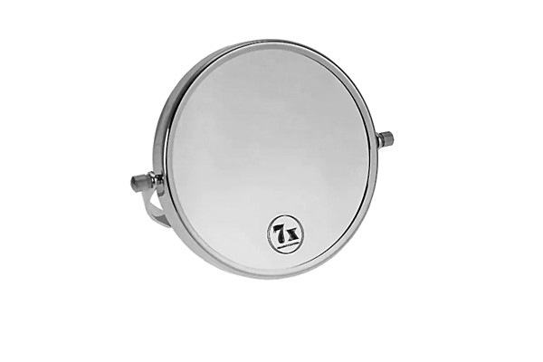 Hand- und Stellspiegel mit Metallfassung